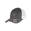 Baseball Cap Flexfit 360 Omnimesh 2-Tone charcoal/weiß
