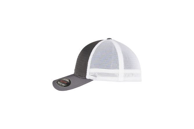 Baseball Cap Flexfit 360 Omnimesh 2-Tone charcoal/white