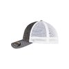 Baseball Cap Flexfit 360 Omnimesh 2-Tone charcoal/weiß