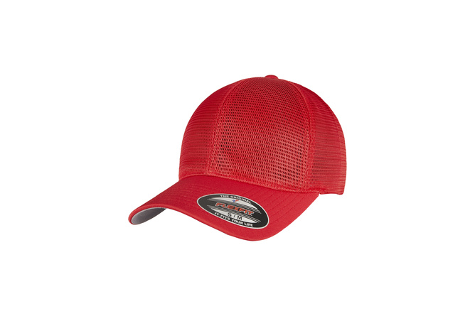 Cappellino 360° Omnimesh Flexfit rosso