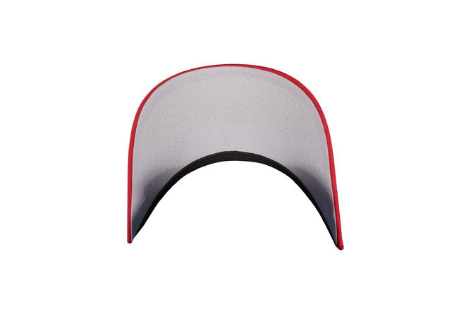 Casquette baseball 360° Omnimesh Flexfit rouge