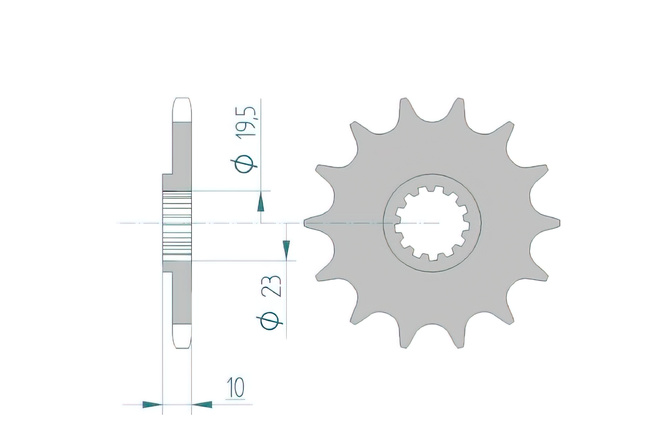 Pignon anti-boue Afam 15 dents Suzuki DR-Z 400 / RM 250