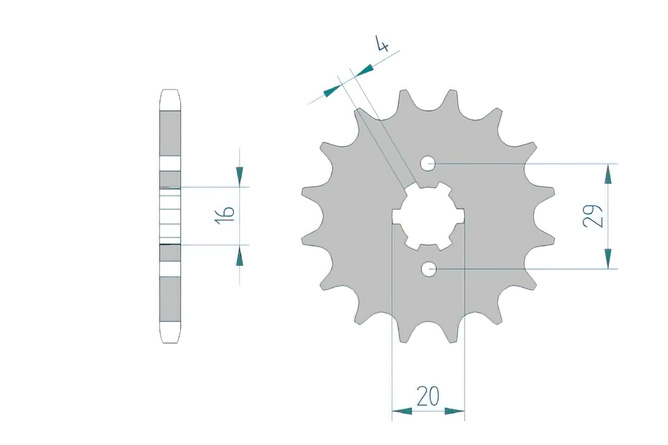 Front Sprocket Afam 13 teeth Beta RR LC