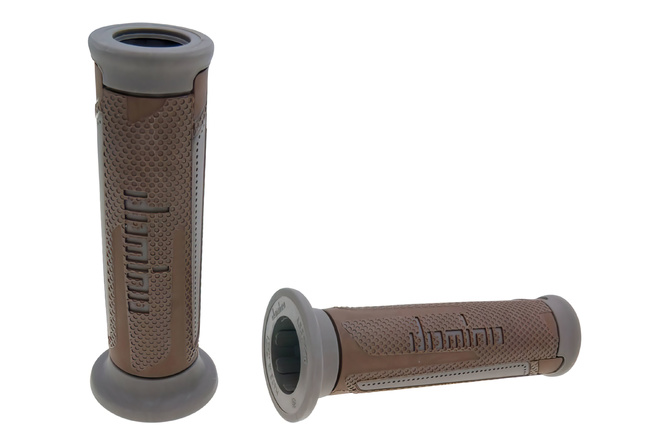 Grips Domino A350 On-Road brown / grey (open ends)