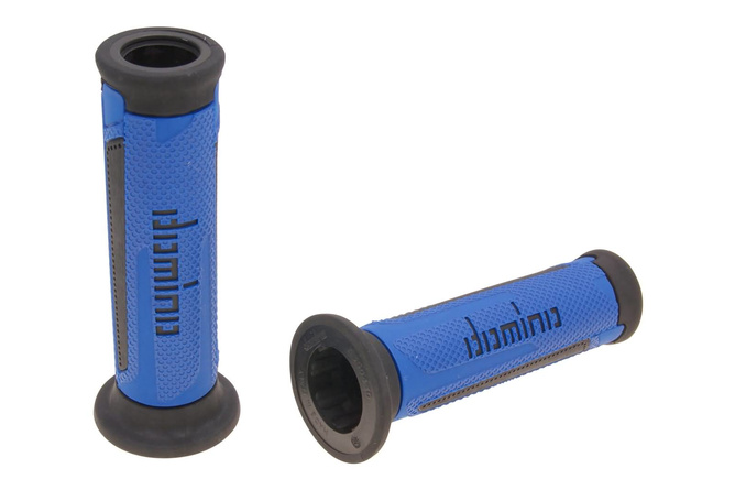 Grips Domino A350 On-Road blue / black (open ends)