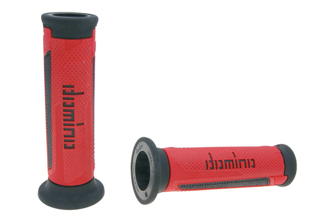 Grips Domino A350 On-Road red / black (open ends)