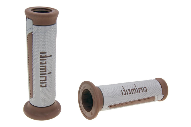 Grips Domino A350 On-Road grey / brown (open ends)