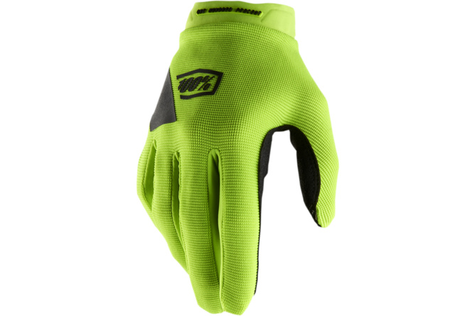 MX Gloves femme 100% Ridecamp neon yellow/black