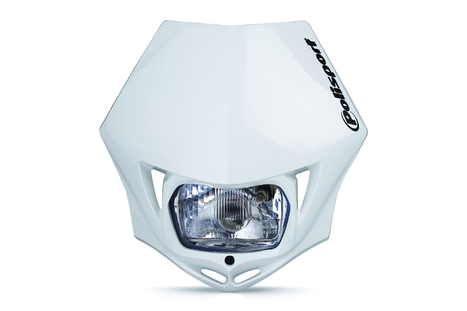 Headlight Polisport MMX white