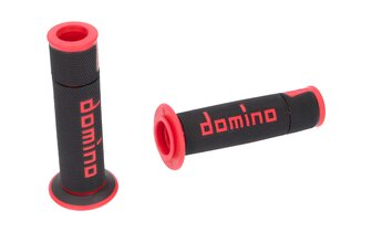 Griffe Domino A450 On-Road Racing schwarz / rot (Enden offen)