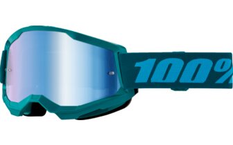 Gafas de Motocross 100% Strata 2 STONE Lente Espejo Azul