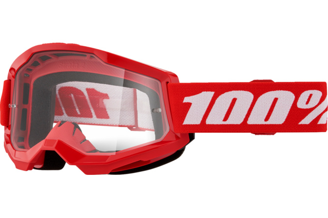 Gafas de Motocross 100% Strata 2 Rojo