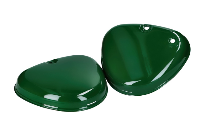 Couvercles latéraux vert foncé (paire) Simson S50 / S51 / S70