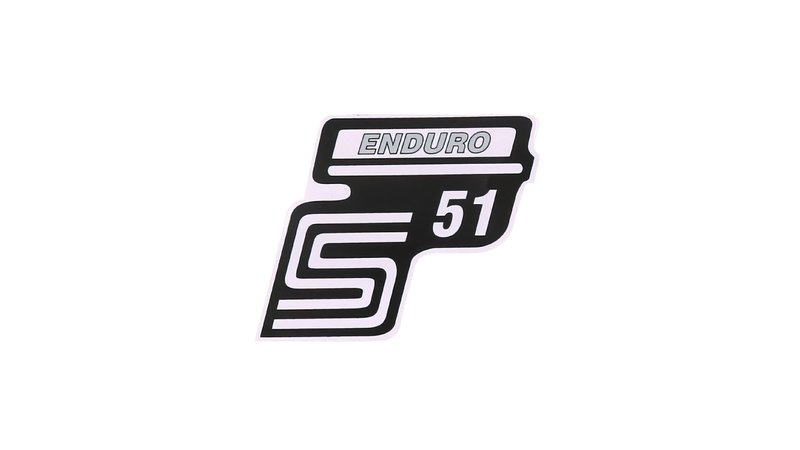 Sticker S51 Enduro silver Simson