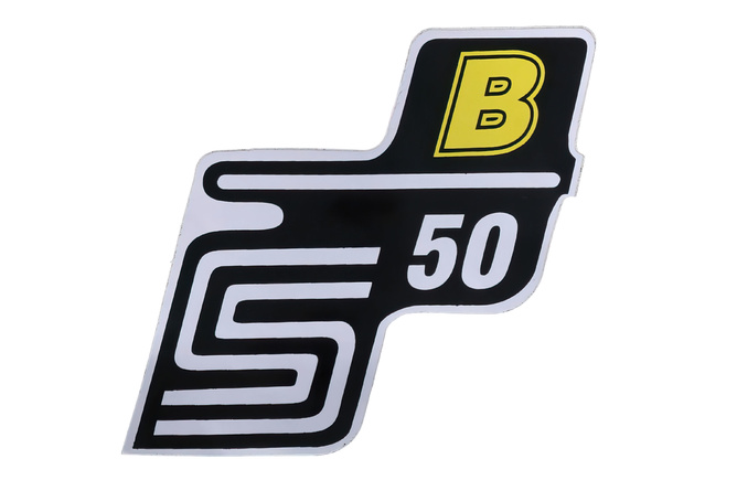Sticker S50 B yellow Simson