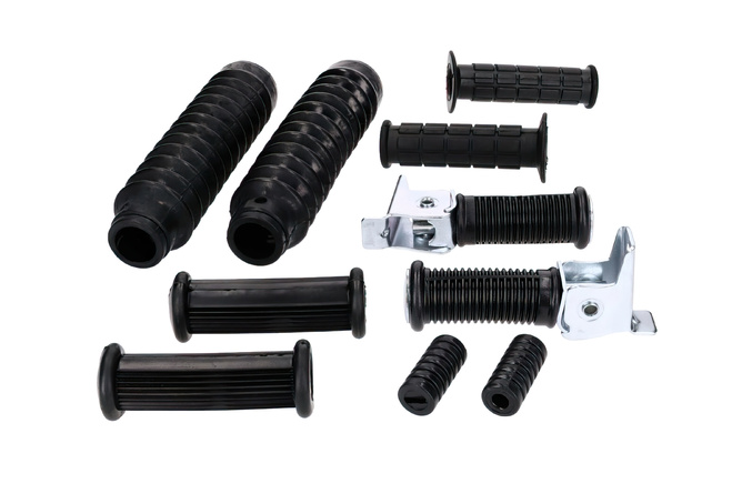 Rubber Kit frame / gearshift / kick start / handlebar / fork 10-pcs. Simson
