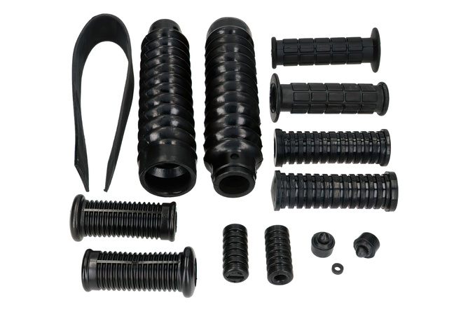 Rubber Kit frame / gearshift / kick start / handlebar / fork 14-pcs. Simson