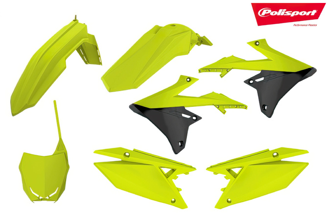 Fairing Kit Polisport neon yellow Suzuki RM-Z 450