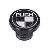 Bouchon de réservoir 66Heroes alu noir avec logo Puch pour Puch Maxi