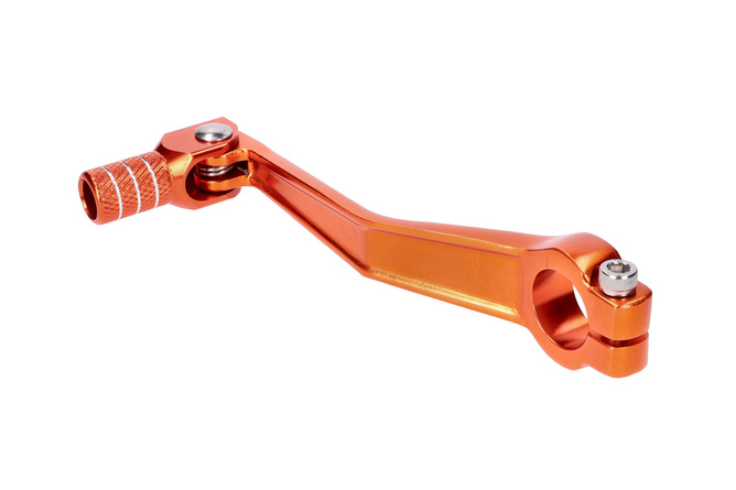 Gear Shift Lever foldable aluminium orange Simson