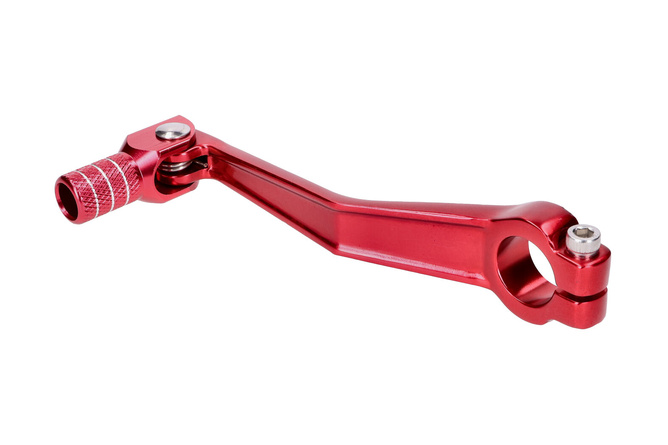 Gear Shift Lever foldable aluminium red Simson