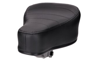 Sattel hoch abgesteppt gefedert schwarz mit Puch Schriftzug