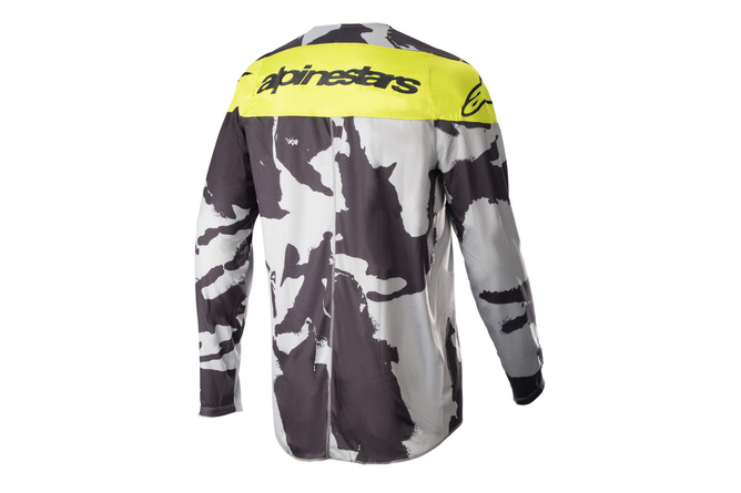 Camiseta MX Alpinestars Racer Tactical Camuflado/Amarillo Neón