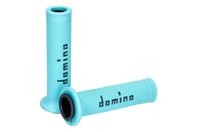 Grips Domino A010 On-Road turquoise / black (open ends)