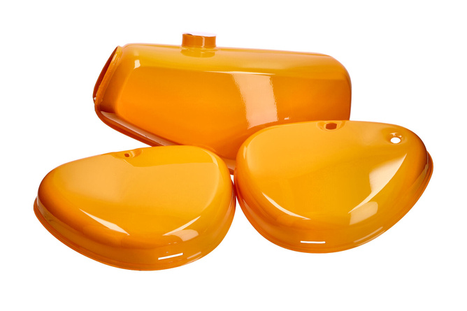 Fuel Tank and Side Panel Set orange Simson