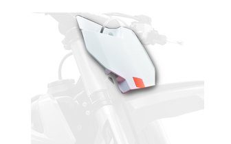Plaque numéro avant Polisport blanc KTM SX 85 dès 2018