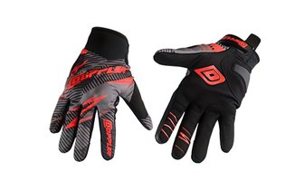 Guantes Motocross Doppler Negro / Rojo