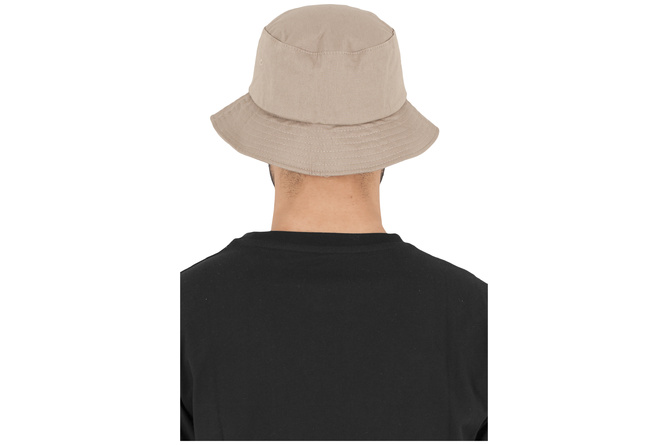 Bucket Hat Cotton Twill Flexfit khaki