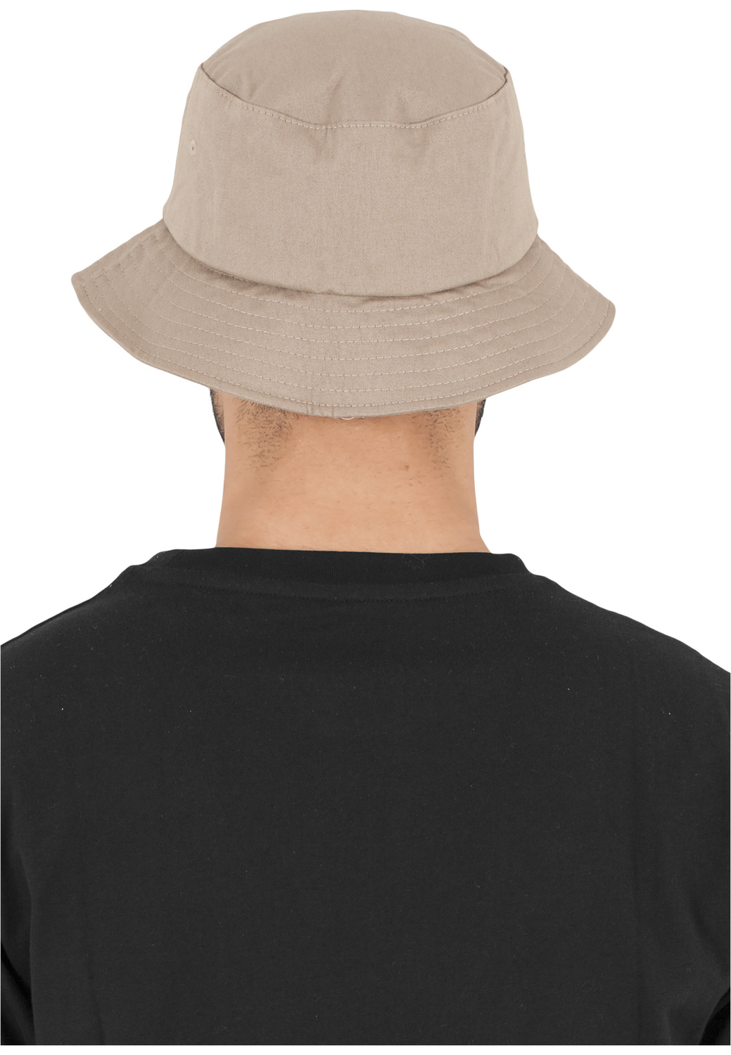 Bucket Hat Cotton Twill Flexfit khaki 