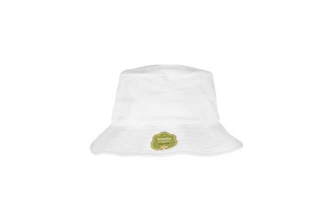 Fischerhut Bucket Hat Organic Cotton Flexfit weiß