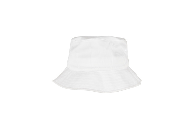 Fischerhut Bucket Hat Organic Cotton Flexfit weiß