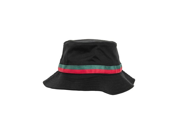 Bucket Hat Stripe Flexfit black/fire red/green | MAXISCOOT