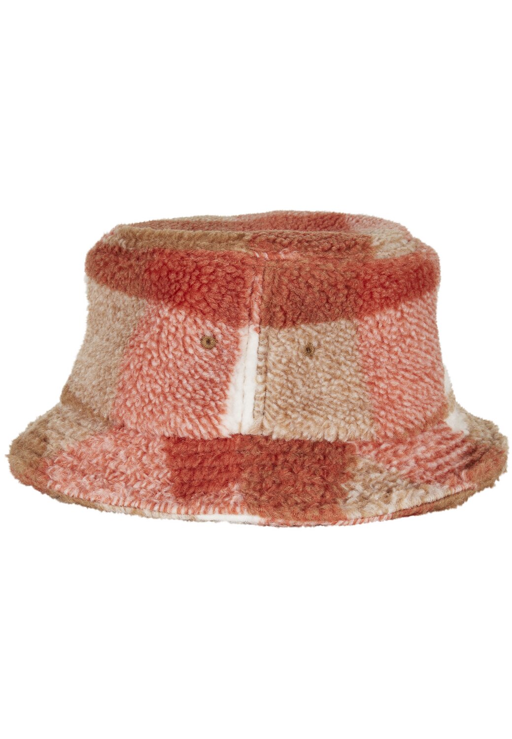 Bucket Hat Sherpa | white/sand/toffee Flexfit Check MAXISCOOT