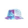 Bucket Hat Festival Print Flexfit purple turquoise