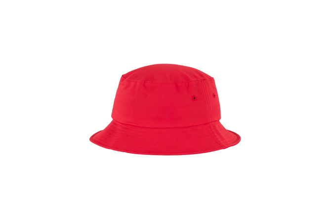 red Cotton Bucket Twill Hat MAXISCOOT Flexfit |