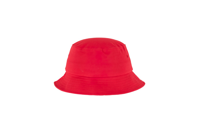 Bucket Hat | Twill Cotton red Flexfit MAXISCOOT