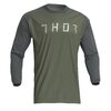 Camiseta MX Thor Terrain Verde Oliva / Antracita