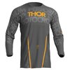 Camiseta MX Thor Pulse Mono Gris / Amarillo