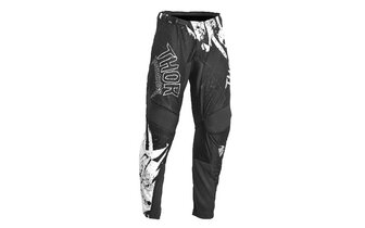 Pantalón MX Thor Sector Gnar Infantil Negro / Blanco 22