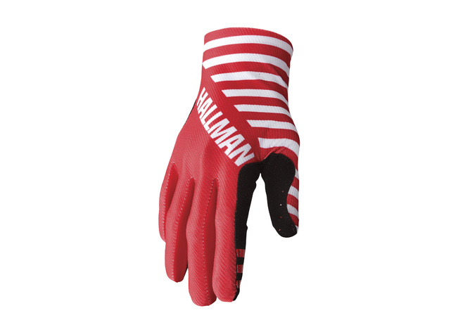 MX Handschuhe Hallman Mainstay Slice weiß / rot