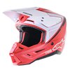 MX Helm Alpinestars SM5 Rayon rot/weiß