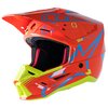 MX Helm Alpinestars SM5 Action neon orange/türkis/neon gelb