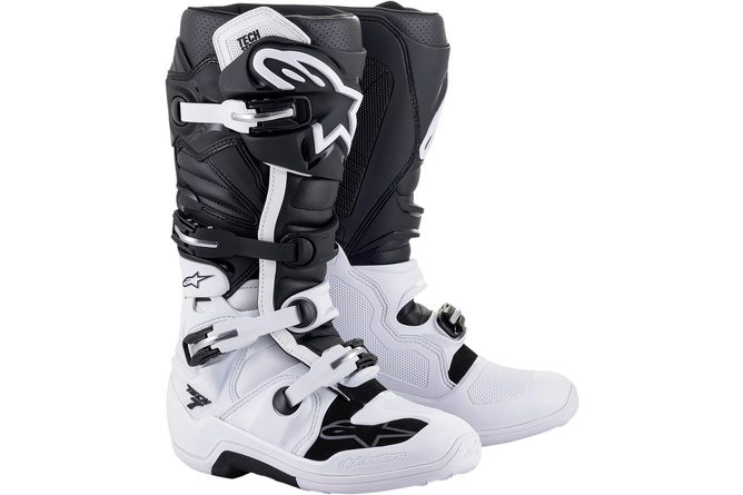 Boots Alpinestars Tech 7 white/black
