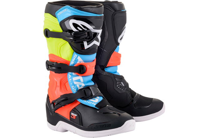 Boots Alpinestars Tech 3S youth black / yellow / red