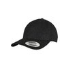Cappellino snapback 5-Panel Premium curved visor Flexfit nero