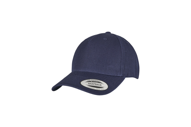 Snapback Cap 5-Panel Premium curved visor Flexfit navy
